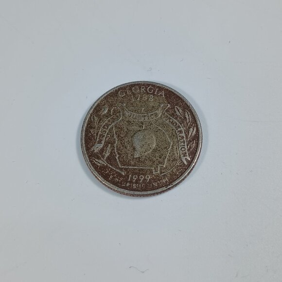 1999 D. Minted Georgia Quarter Missing Clad Layer - Picture 5 of 6